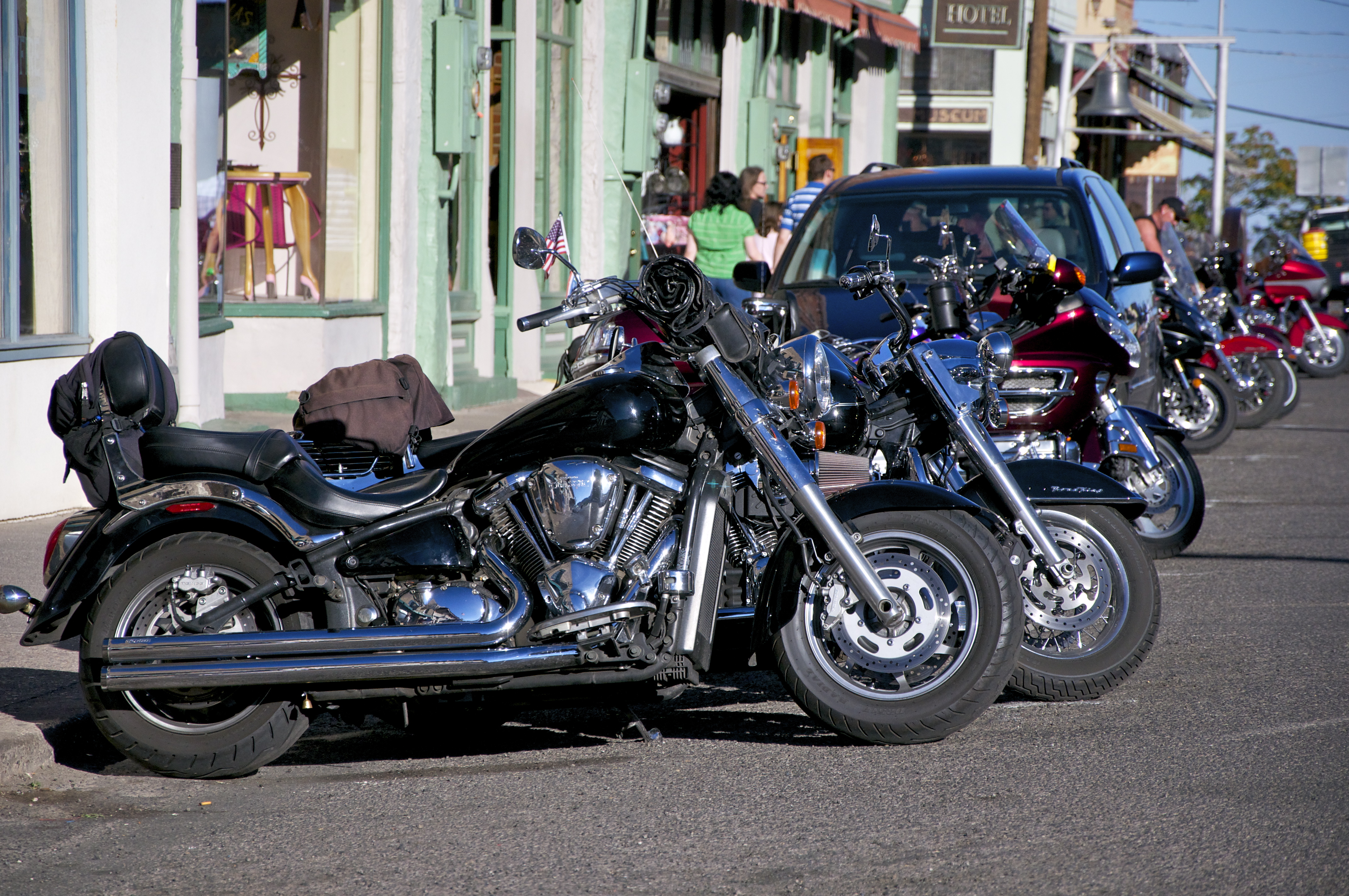 Concentração de motos em Jerome - Joaquim Nery Concentração de motos em Jerome