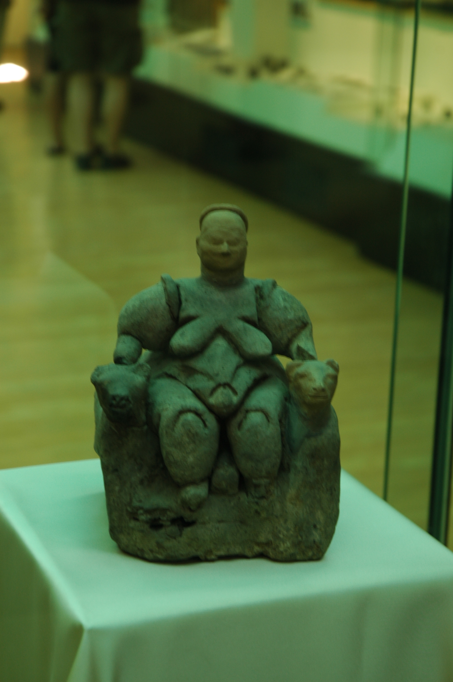 Estátua da Deusa Mãe - VI milênio a.c. achada em Çatalhöyük - Joaquim Nery Estátua da Deusa Mãe - VI milênio a.c. achada em Çatalhöyük