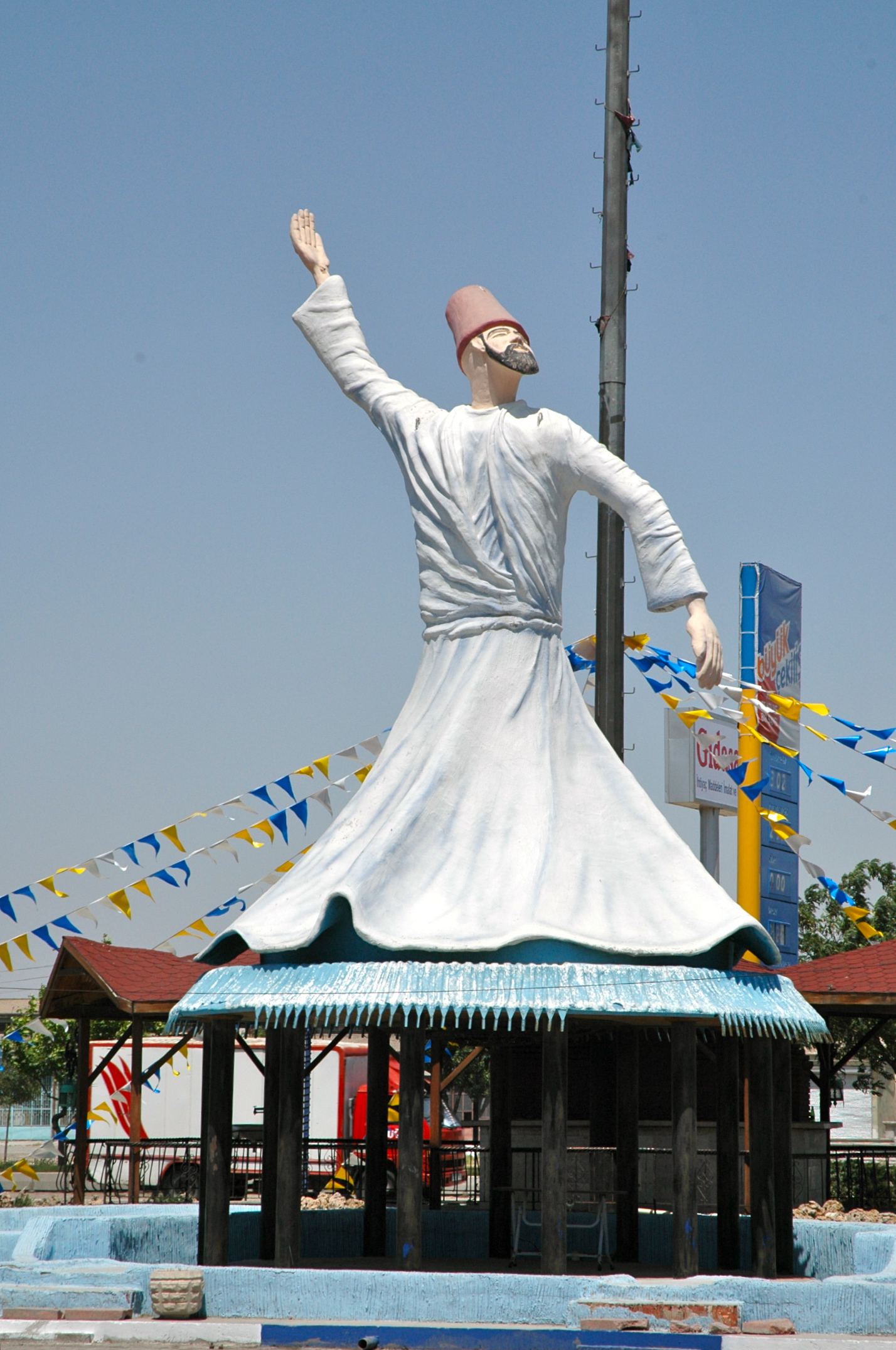 DSC_0322 Imagem de um dervixe no caminho de Konya