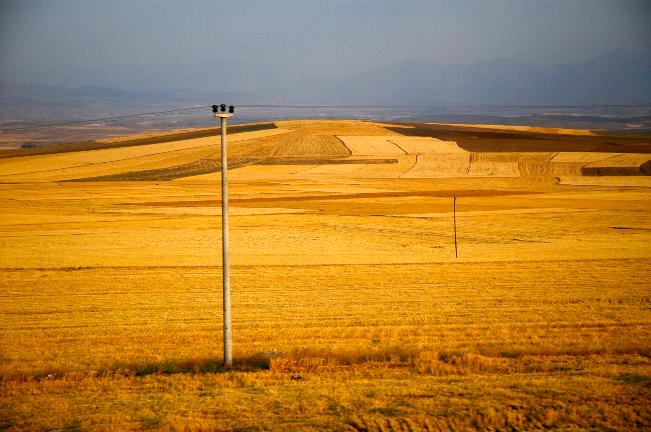 Paisagem agrícola da Anatólia Central - Joaquim Nery Paisagem agrícola da Anatólia Central