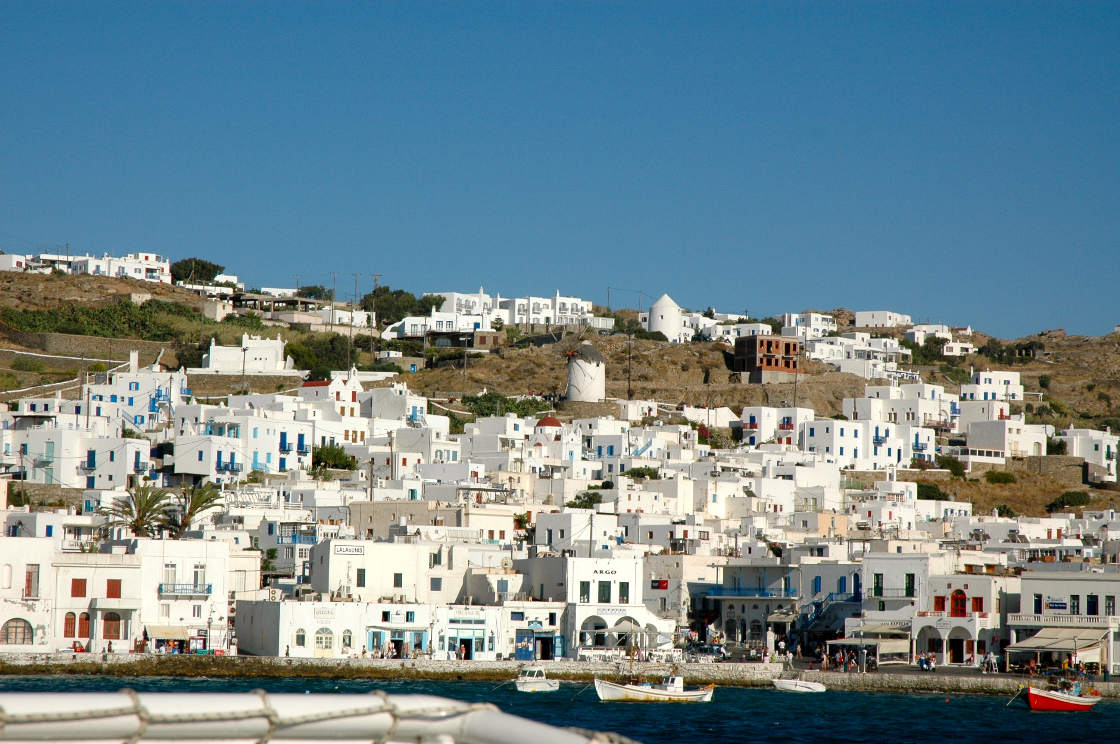 As casas brancas de Mykonos - Joaquim Nery As casas brancas de Mykonos