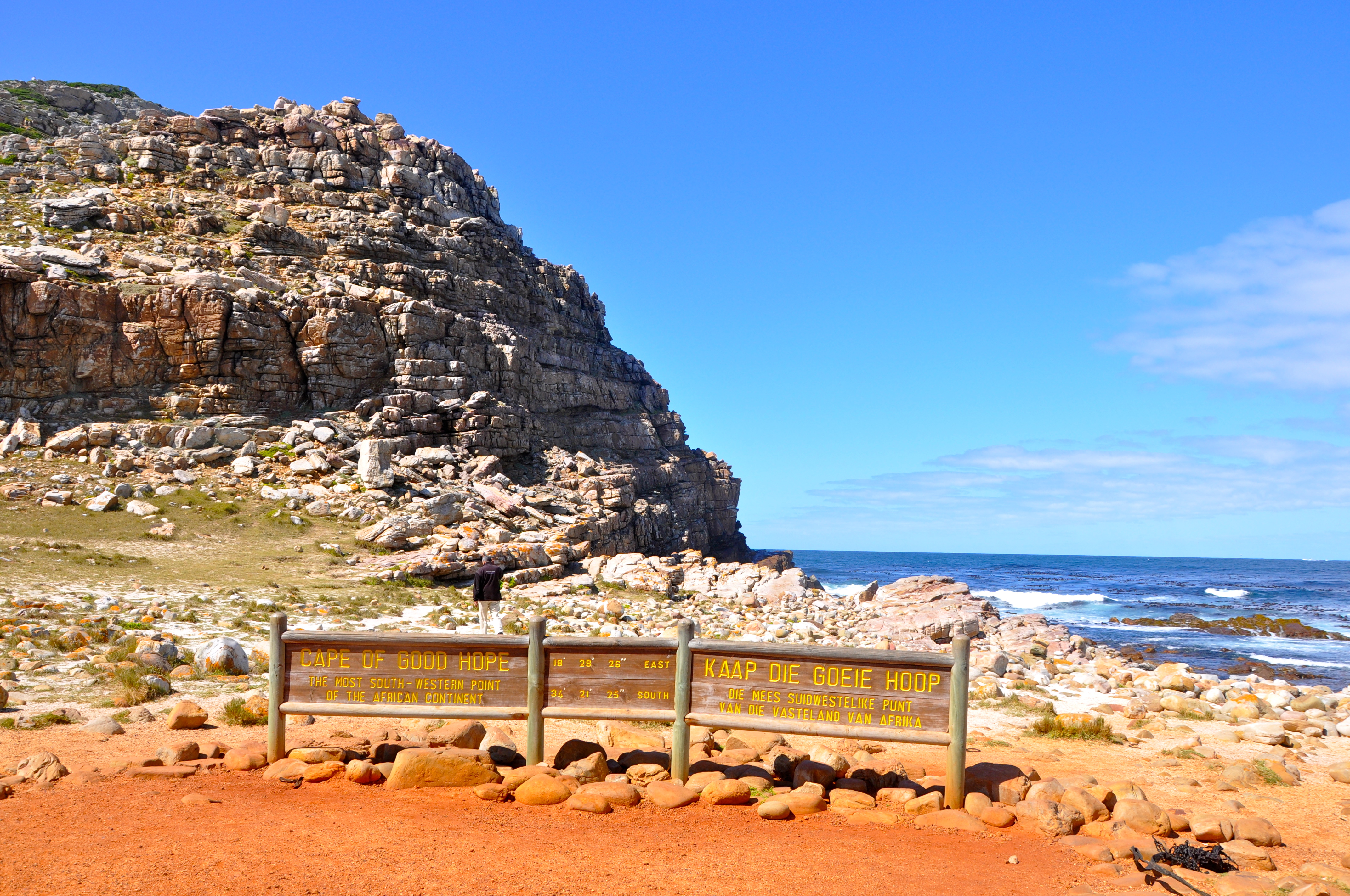 Marco geográfico do Cabo da Boa Esperança. - Joaquim Nery Marco geográfico do Cabo da Boa Esperança.