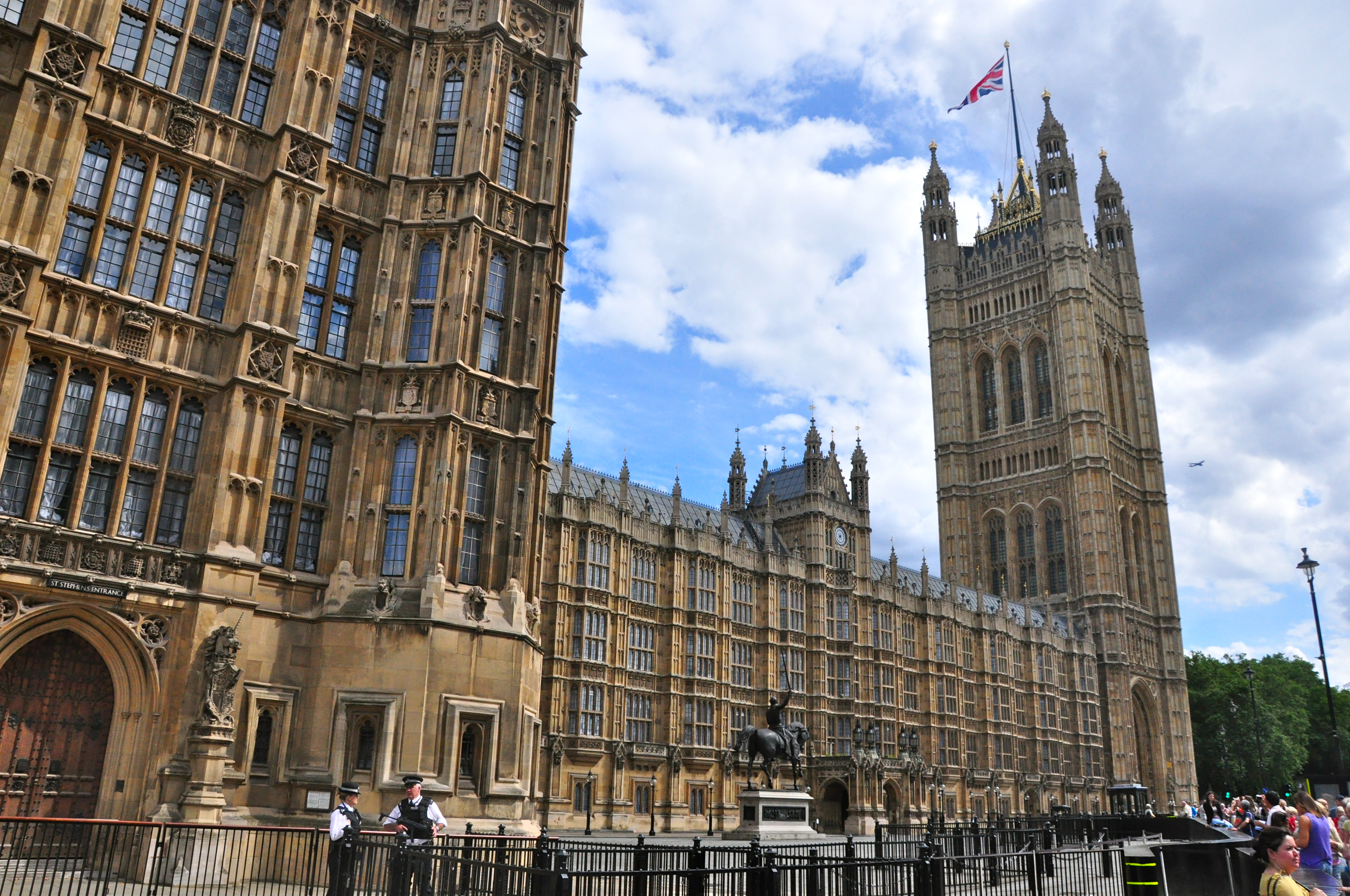 A Victoria Tower no Palácio de Westminster. - Joaquim Nery A Victoria Tower no Palácio de Westminster.