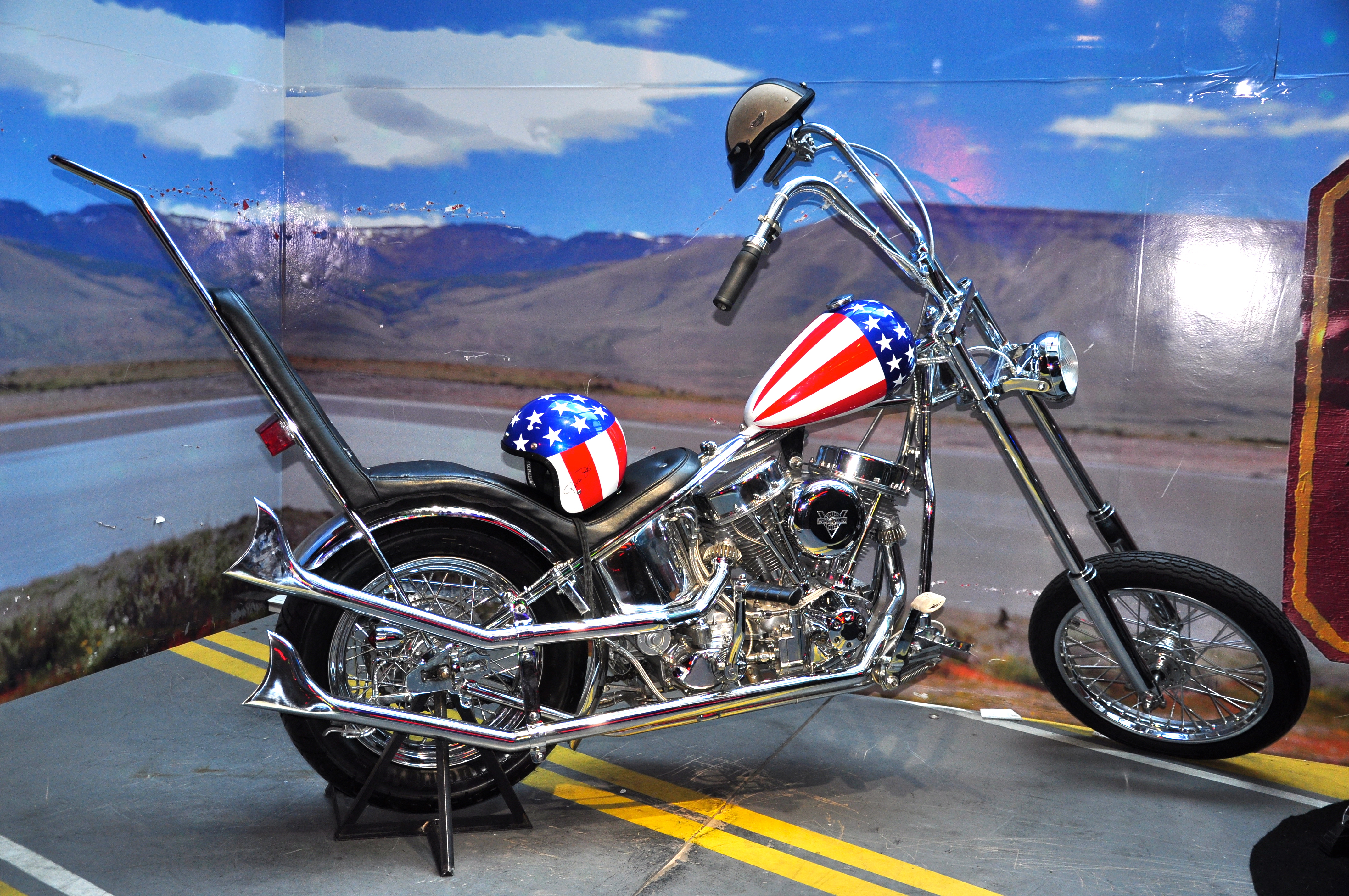 A réplica da Panhead Easy Rider