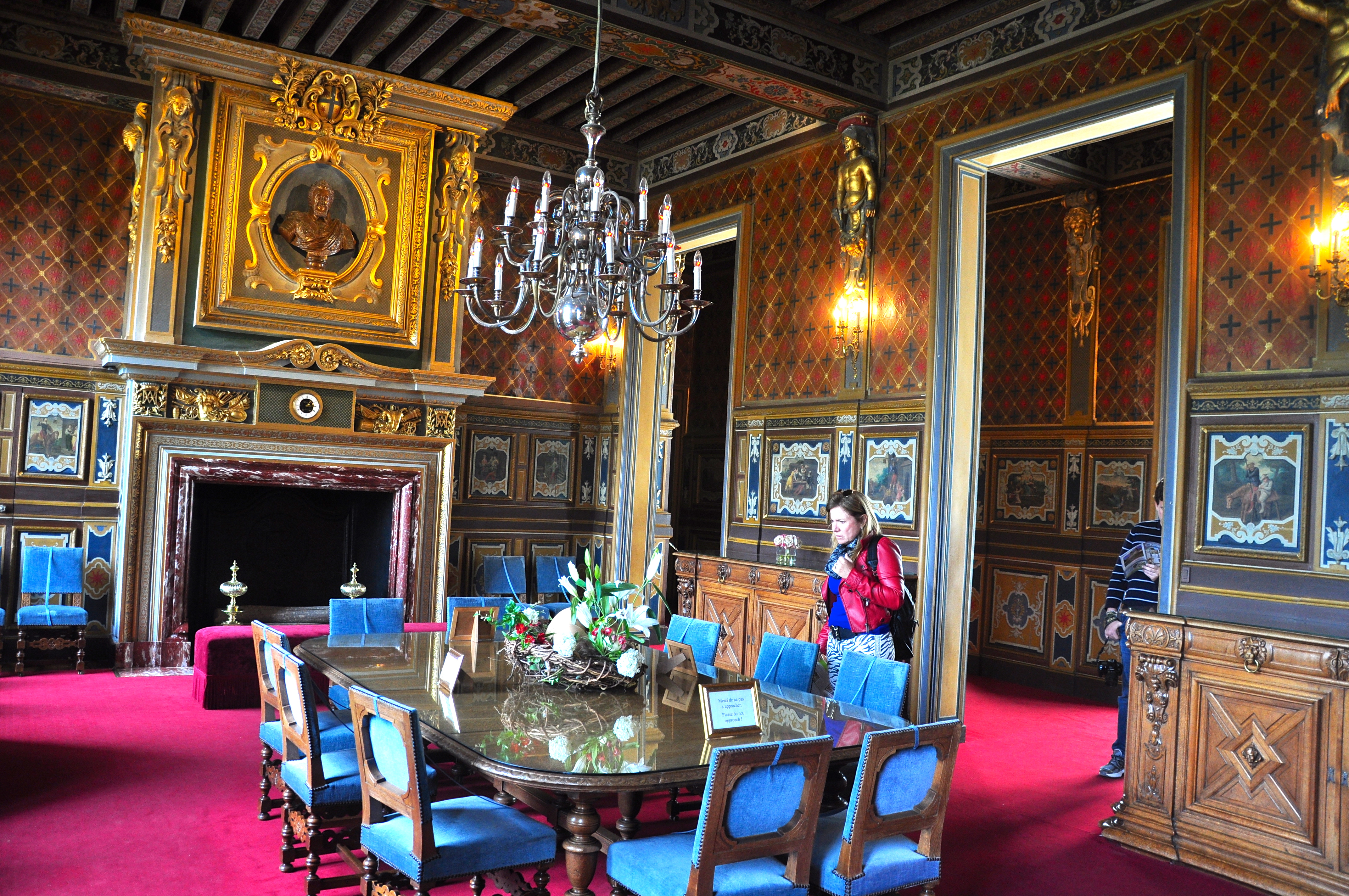 O rico interior do Palacio Cheverny