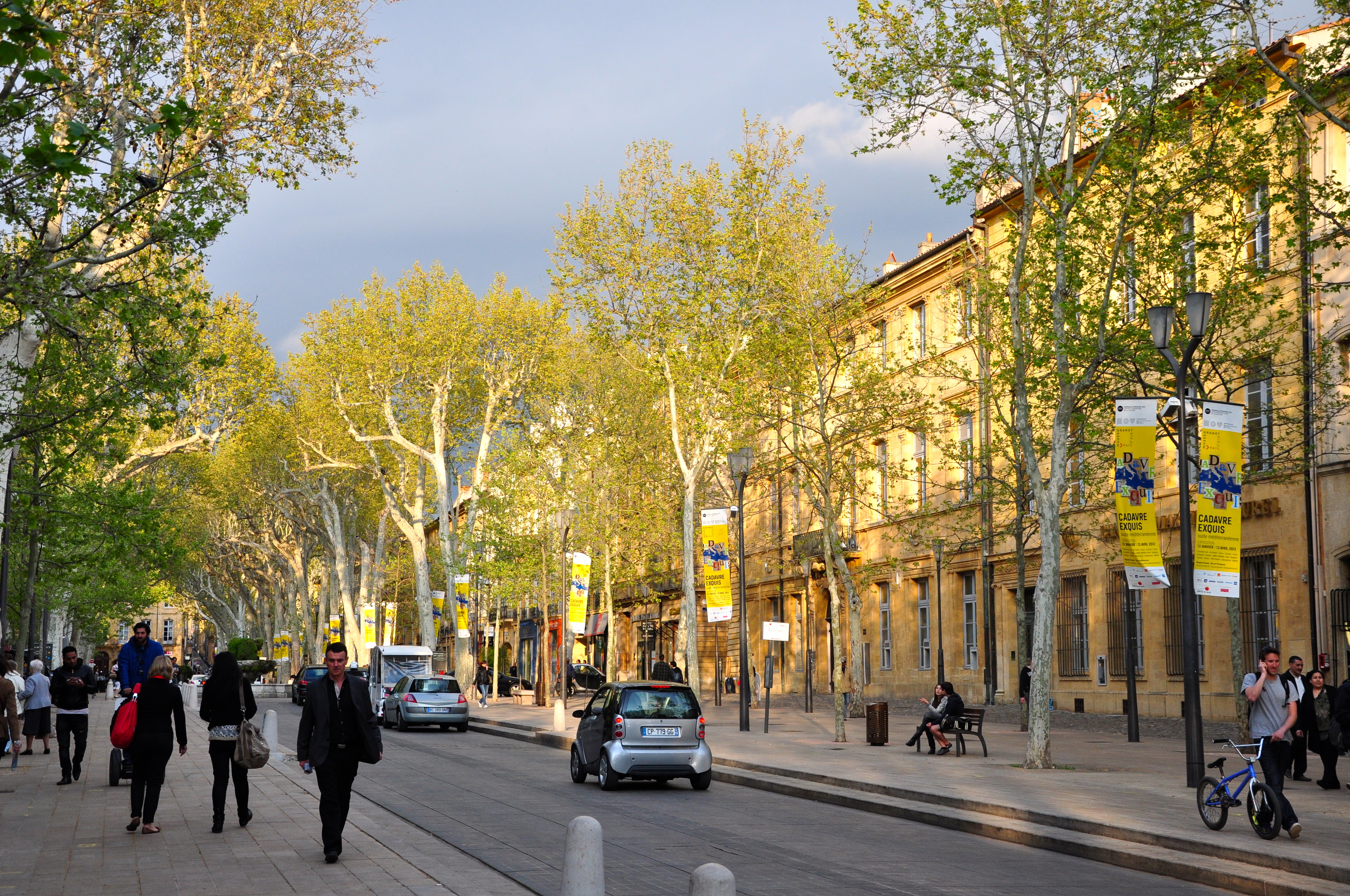Aix-en-Provence é uma cidade jovem e animada.