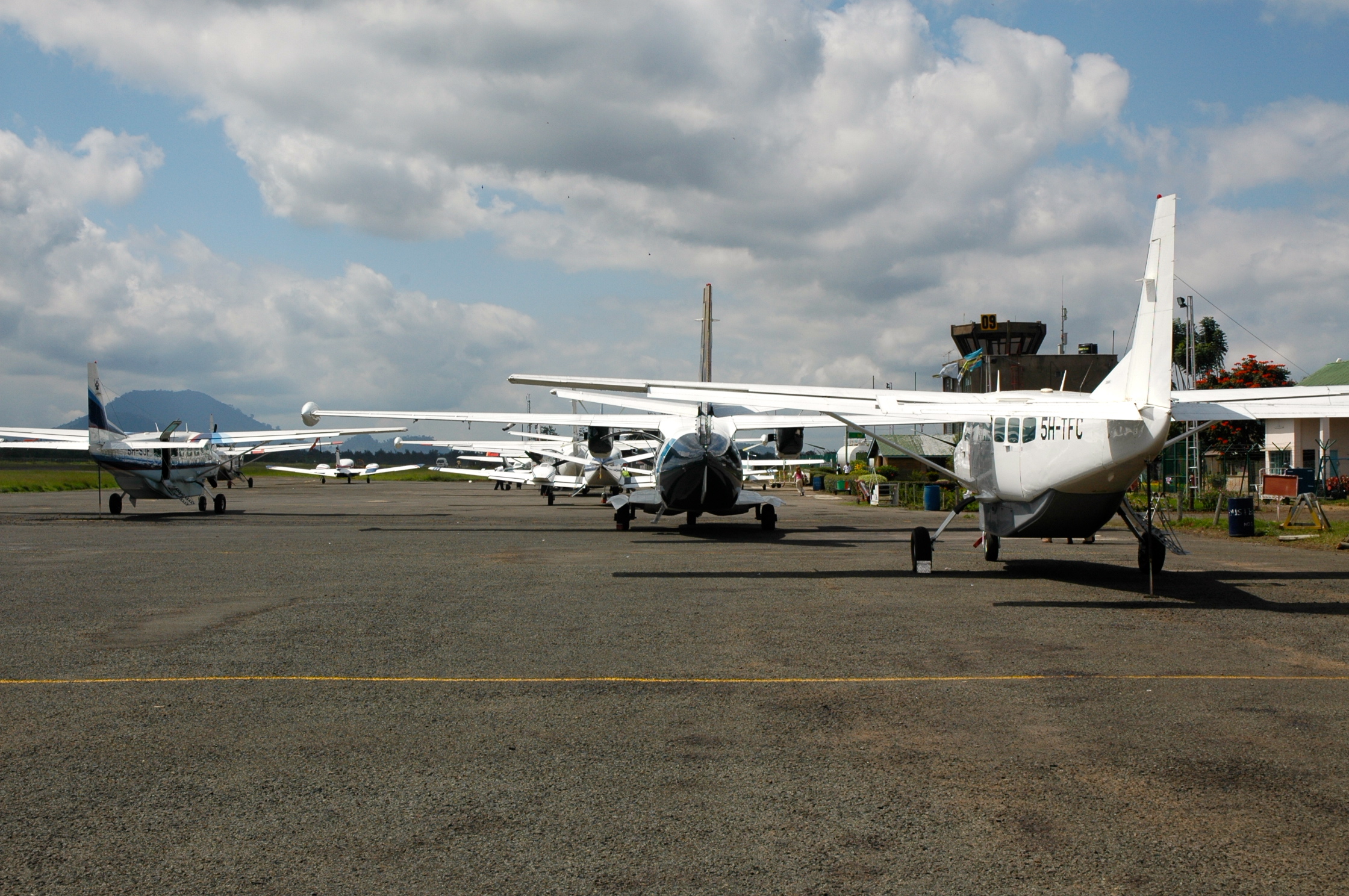 Aeroporto de Nairobi no Quênia.