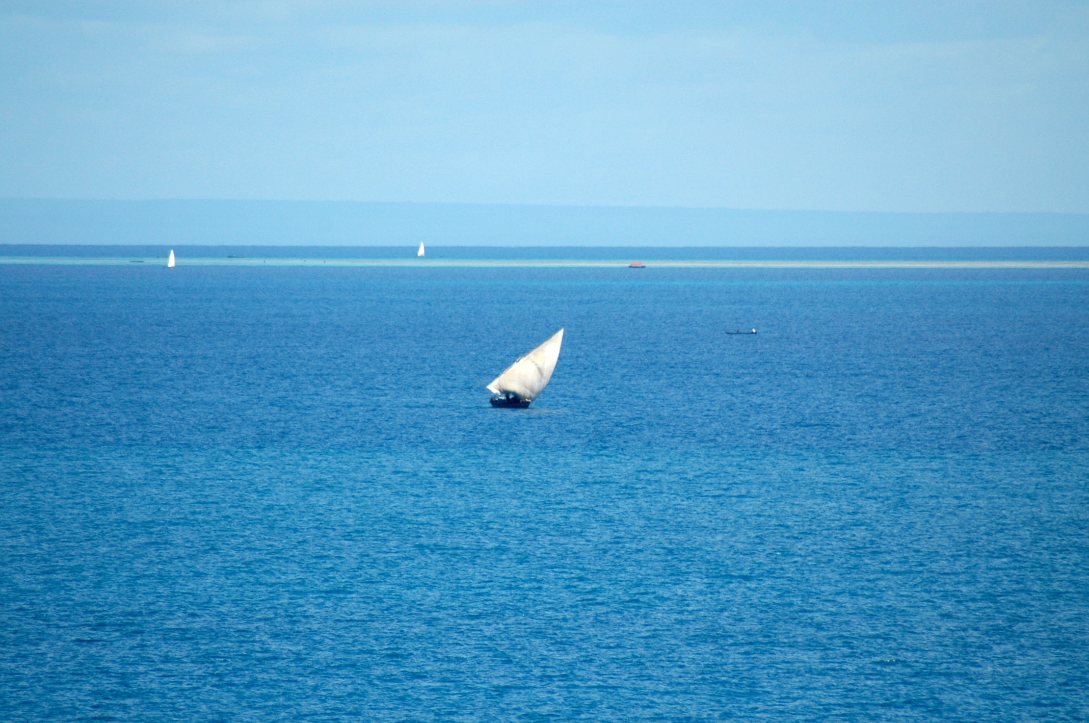 O Azul de Zanzibar.