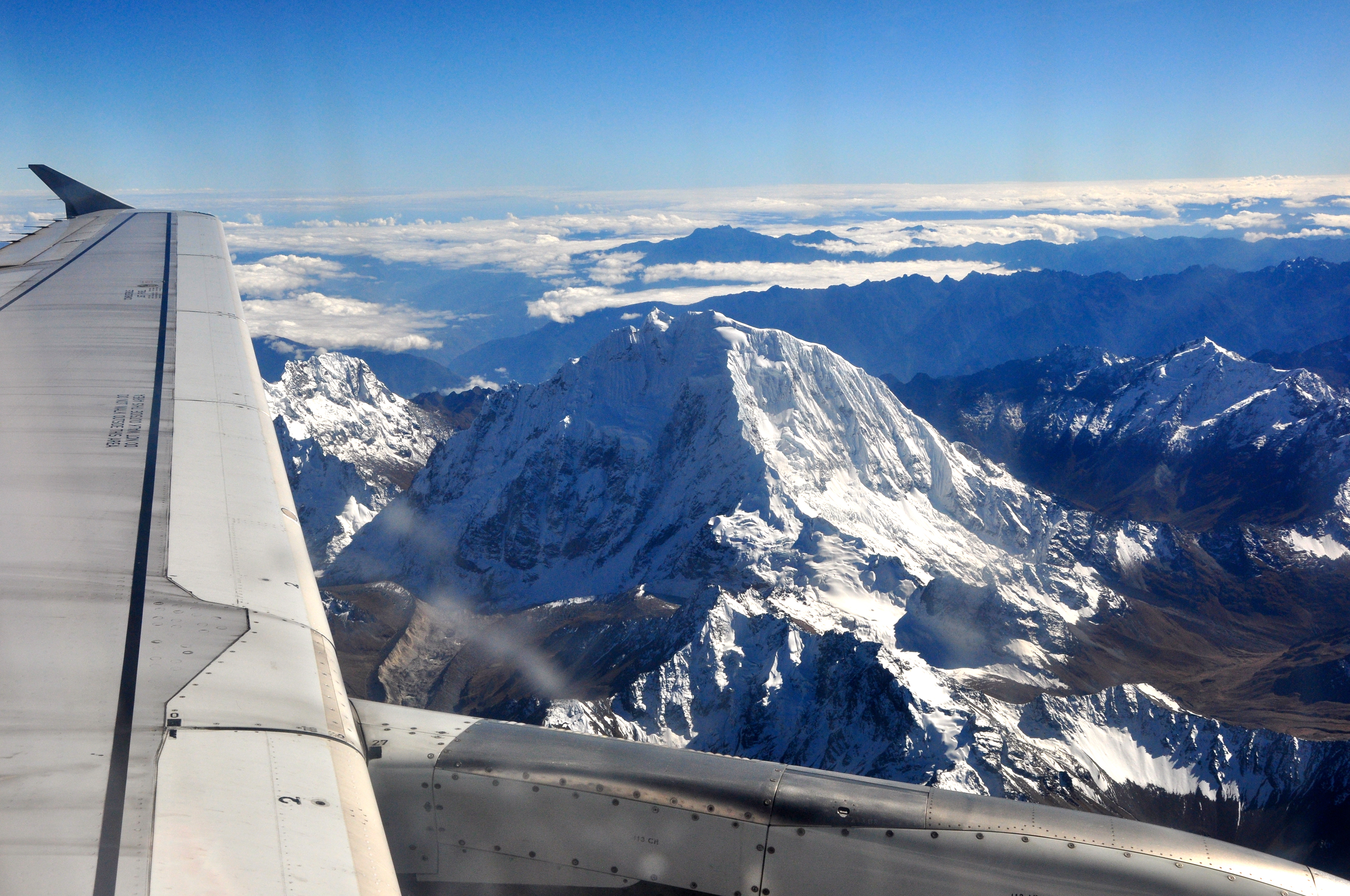 Sobrevoando a Cordilheira dos Andes