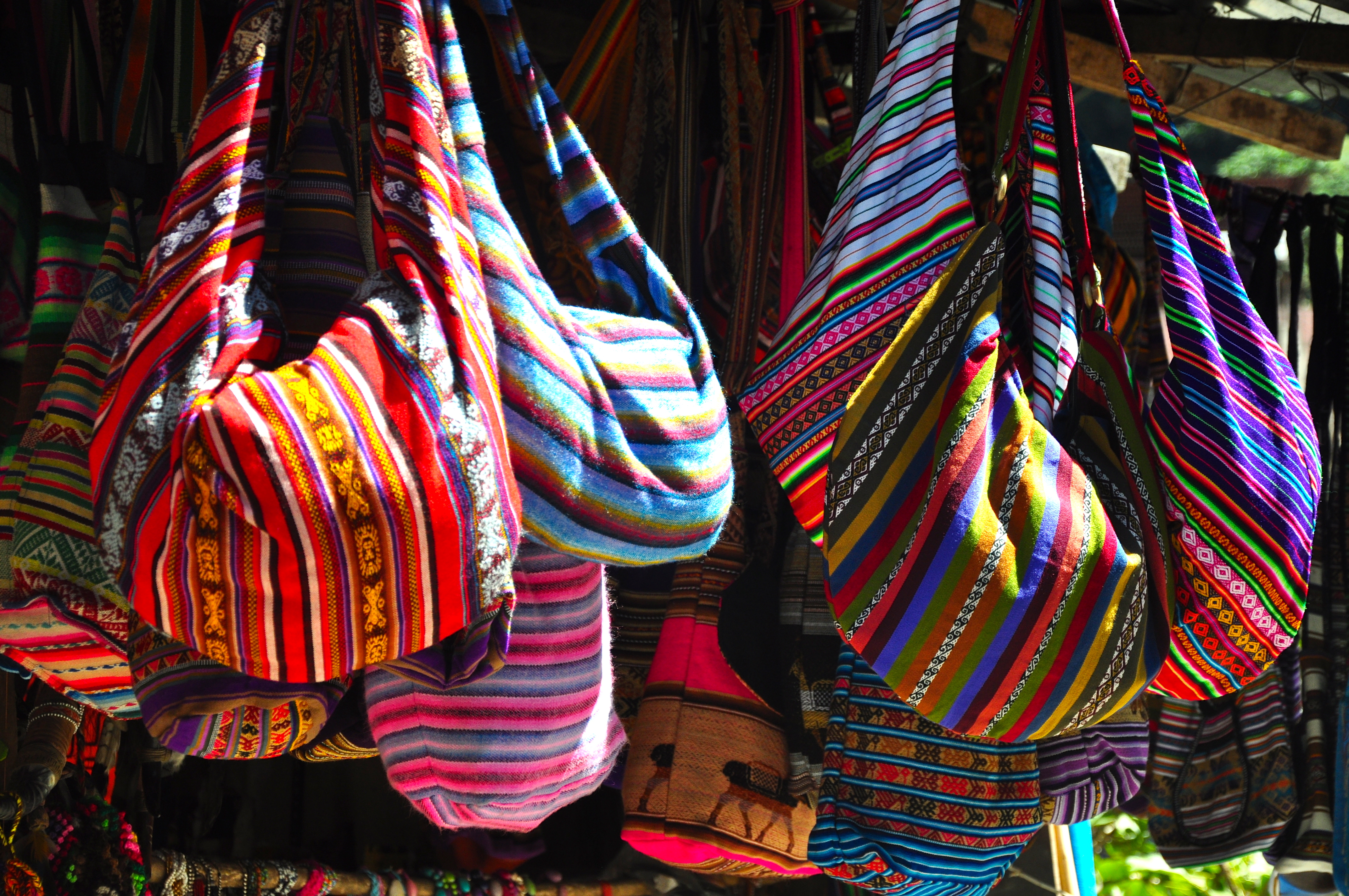 Artesanatos em Águas Calientes