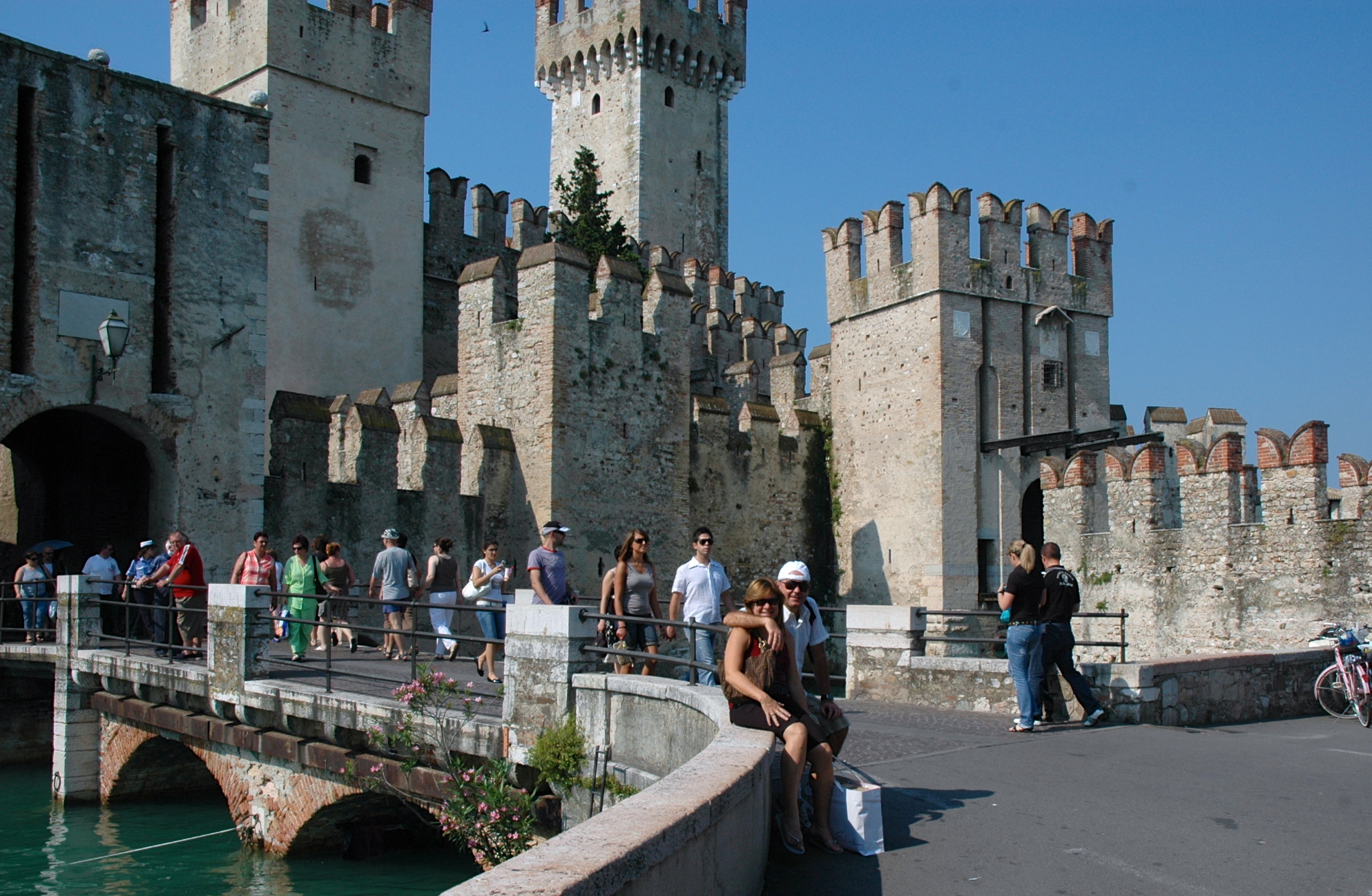 A cidade de Sirmione.
