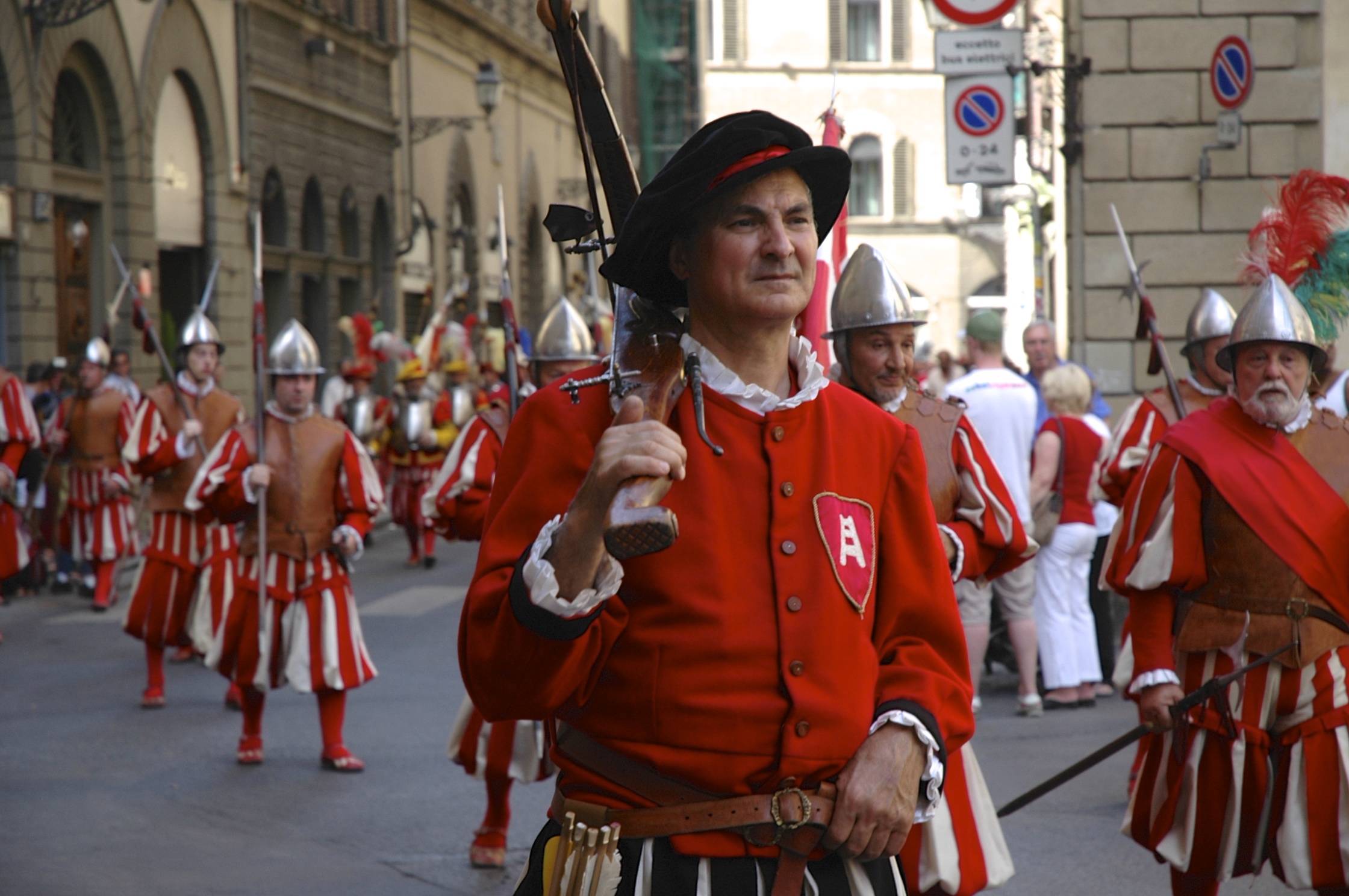 Desfile cívico em Florença.