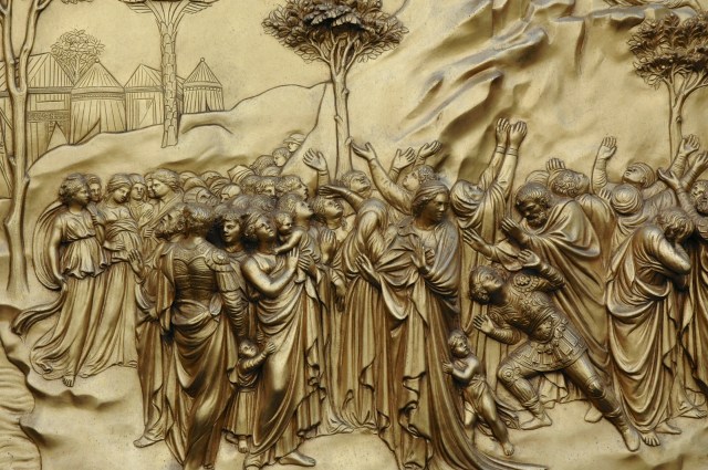 Detalhe da Porta do Paraíso.