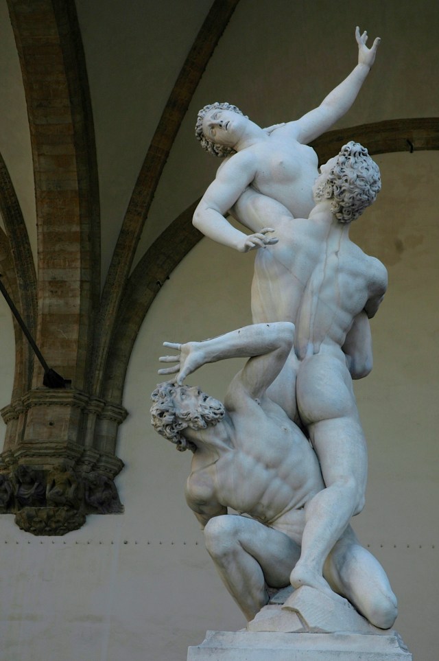 O Rapto das Sabinas de Giambologna