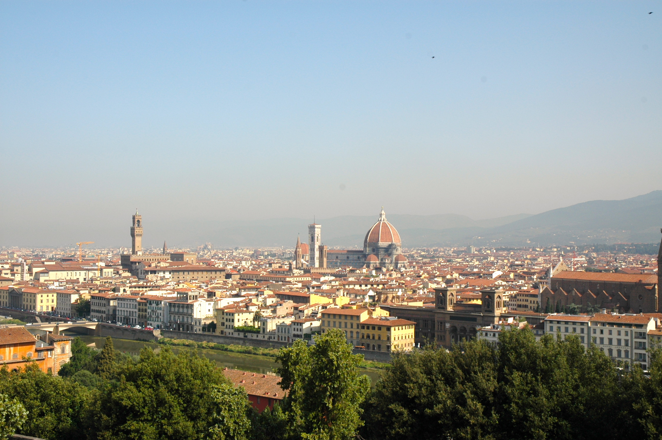 A cidade de Florença, no coração da Toscana.