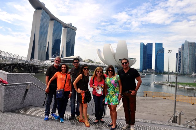 Chegando em Singapura