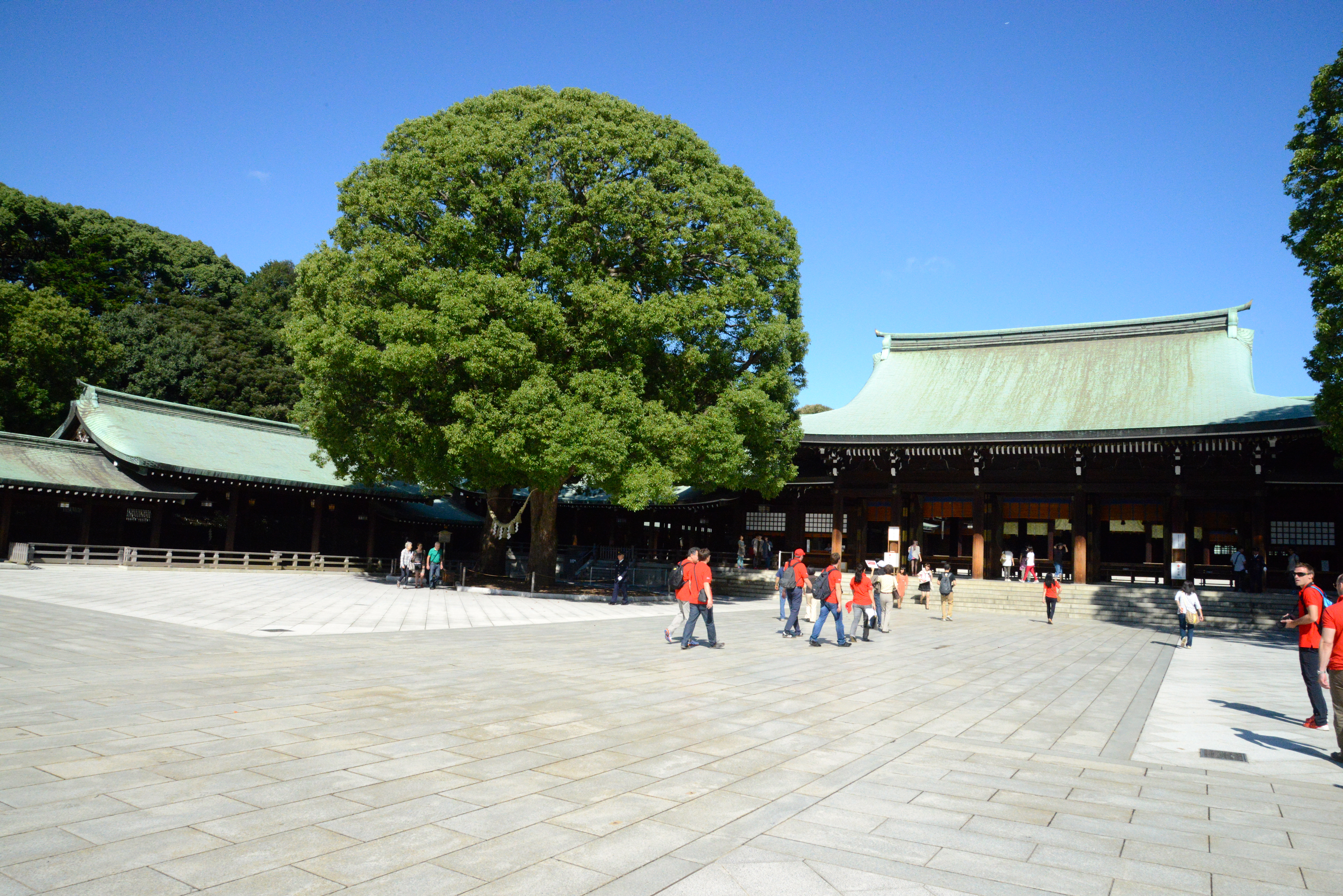 O Santuário Meiji.