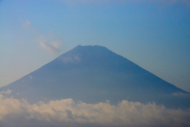 A impressionante imagem do Monte Fuji.