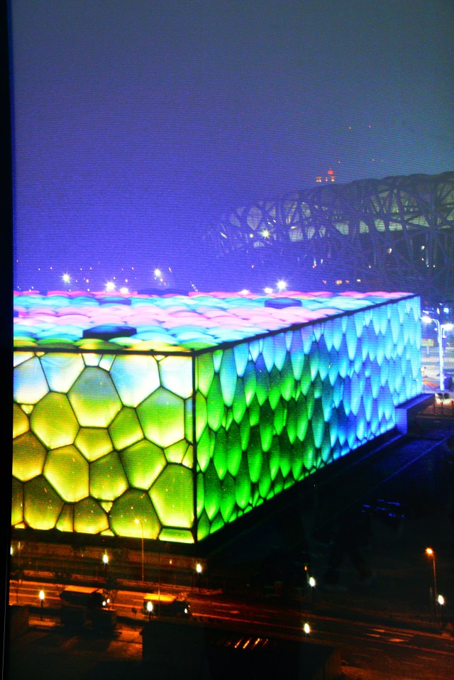 Construções modernas preparadas para as Olimpíadas de 2008.