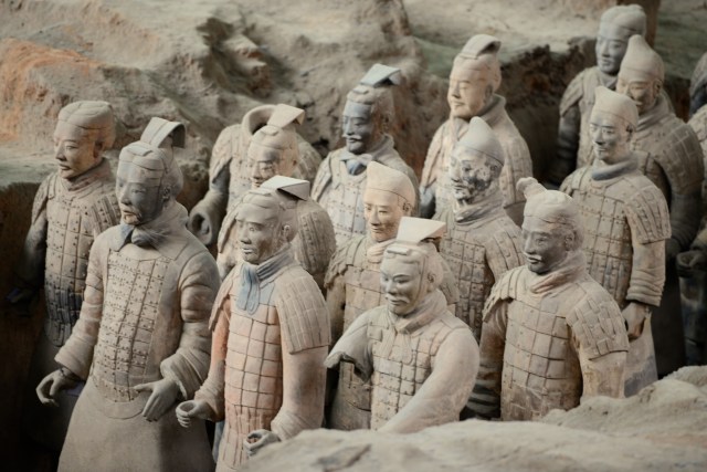 Detalhes da infantaria.