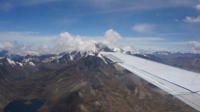Voando para La Paz