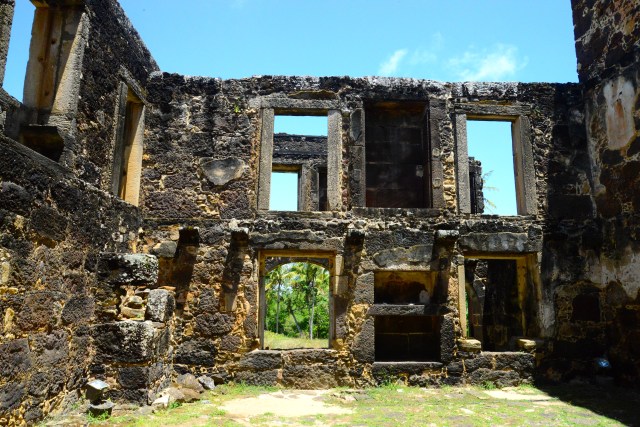 As ruínas do Castelo.