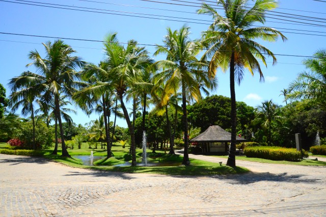 A entrada do Tivoli Resort, o primeiro resort de Klaus Peter.