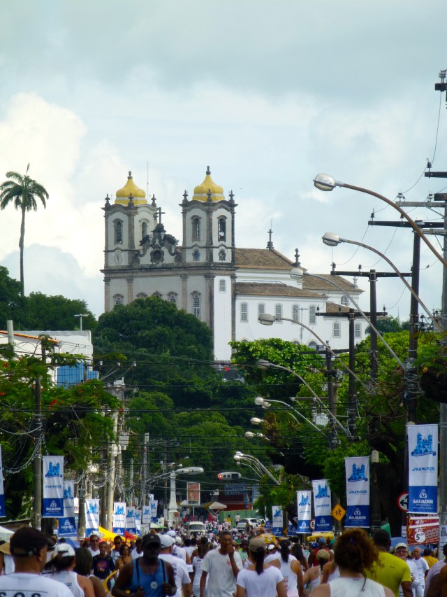 A Igreja do Bonfim no alto da "Colina Sagrada".