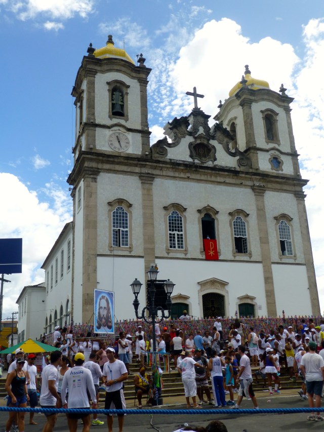 A Igreja do Senhor do Bonfim na Bahia.