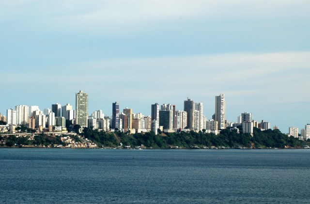 Salvador vista a partir da Baía de Todos os Santos