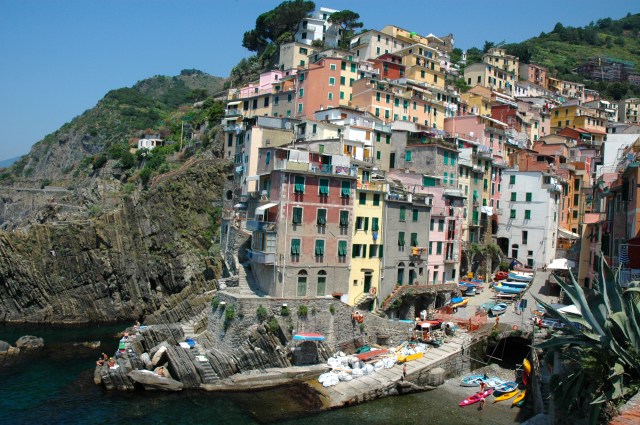 A vila de Riomaggiore
