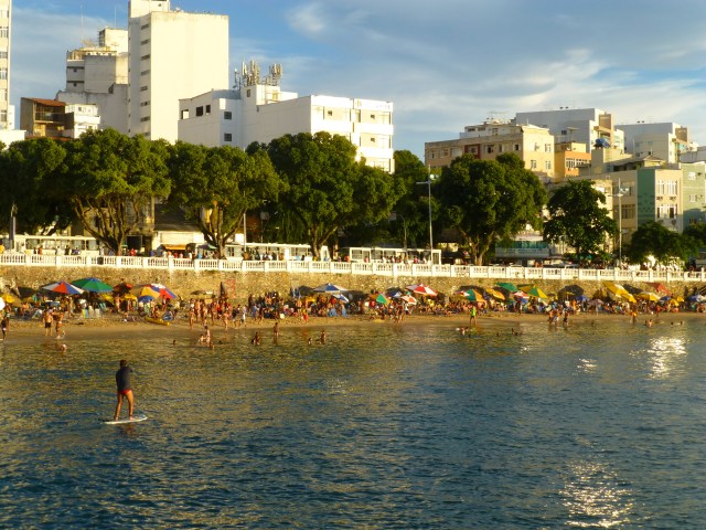 A Praia do Porto da Barra.