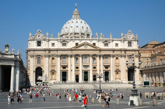 A Basílica de São Pedro.