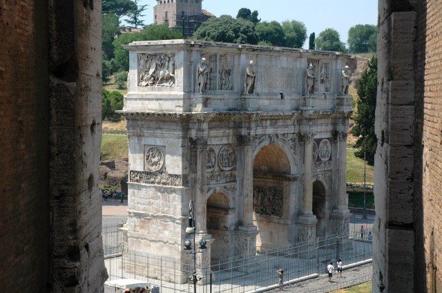O Arco de Constantino.