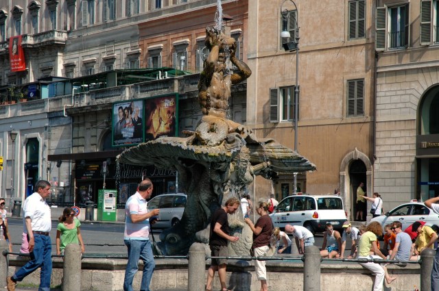 A Fonte de Tritão de Bernini.