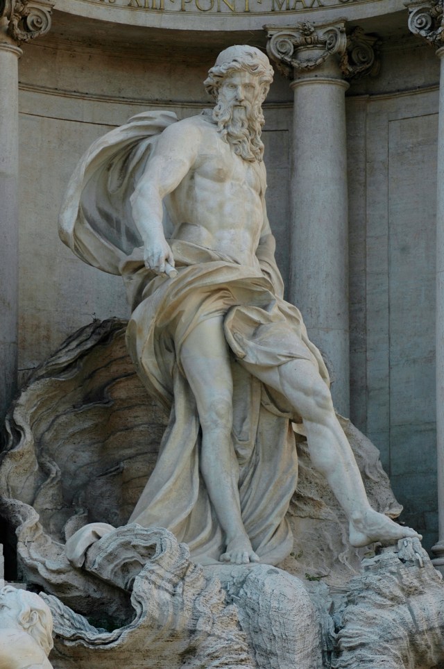O Netuno da Fontana di Trevi