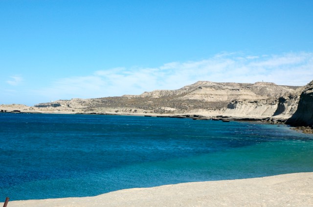 Paisagem típica da Península Valdés.
