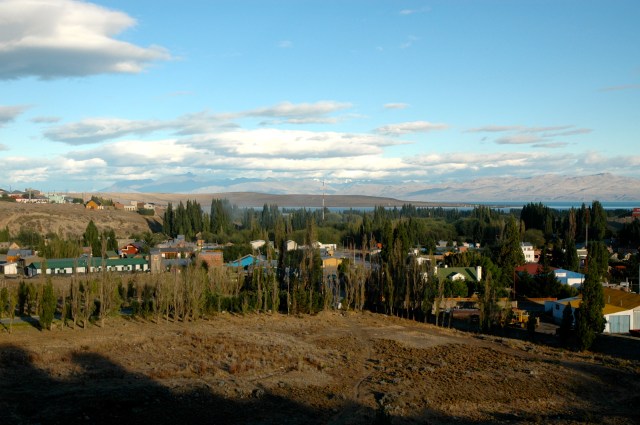 A pequena vila de El Calafate.