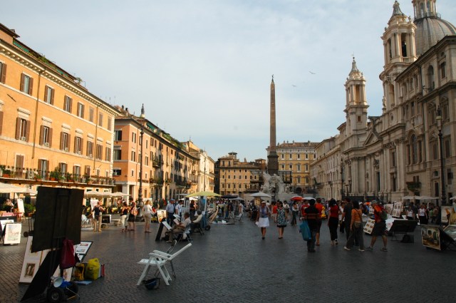 A Piazza Navona.