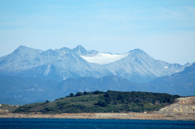 A paisagem encantadora nos arredores de Ushuaia.