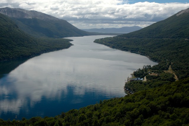 No caminho do Cerro Castor.