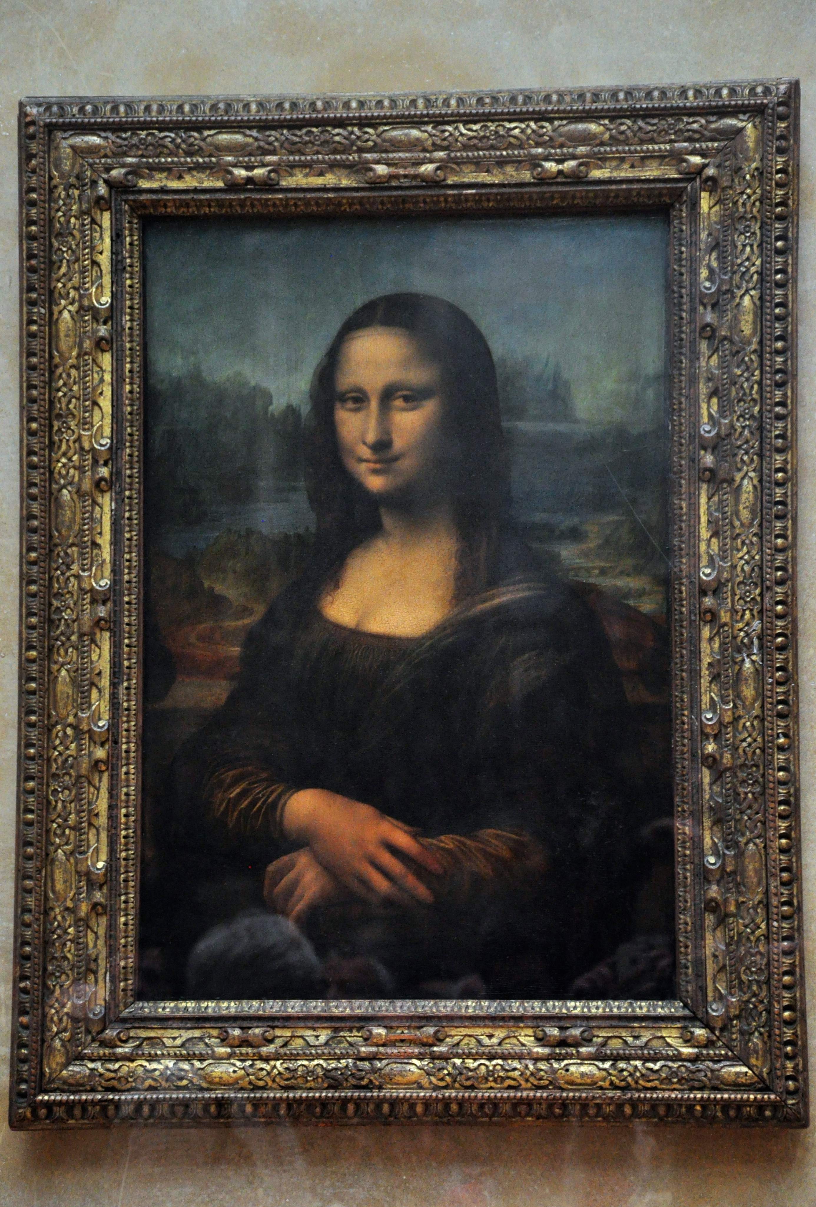 A Monalisa de Leonardo da Vinci.