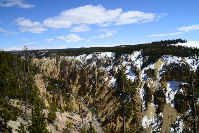 Trecho do Grand Canyon do Yellowstone.