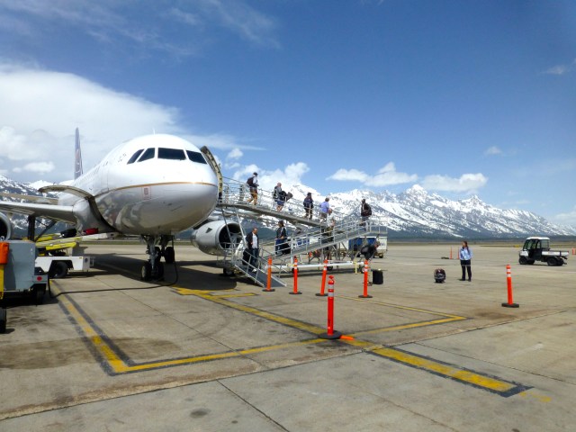Chegando a Jackson Hole.