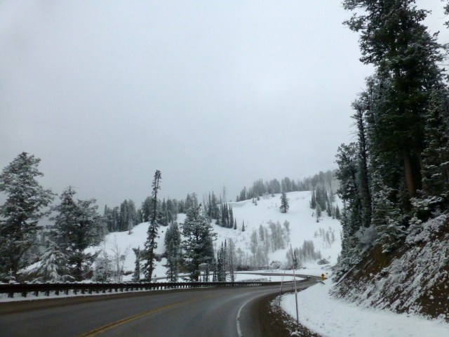 A estrada para Idaho já impressionava pela beleza do lugar.
