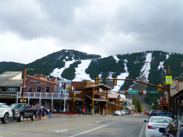A cidade de Jackson Hole.