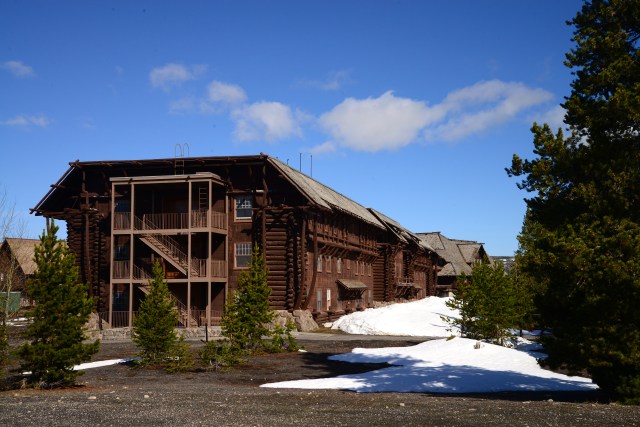 Amanheceu um belo dia no Yellowstone.