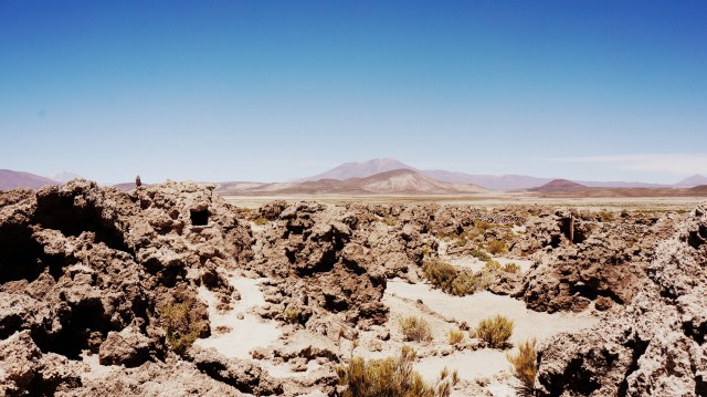 Paisagem desértica.