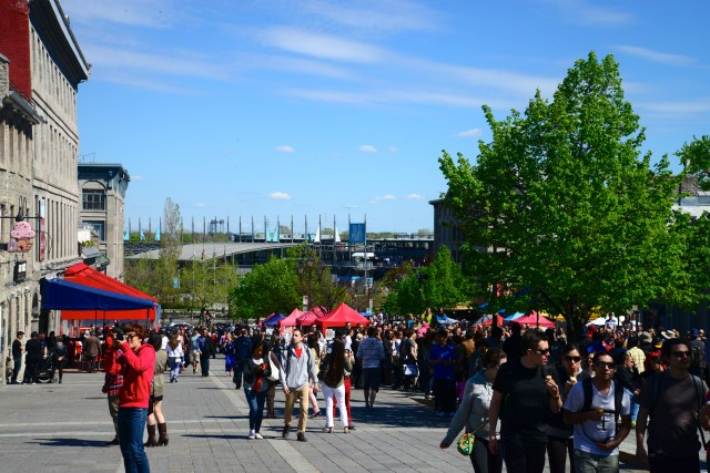 A diversidade étnica e cultural está nas ruas em Montreal.