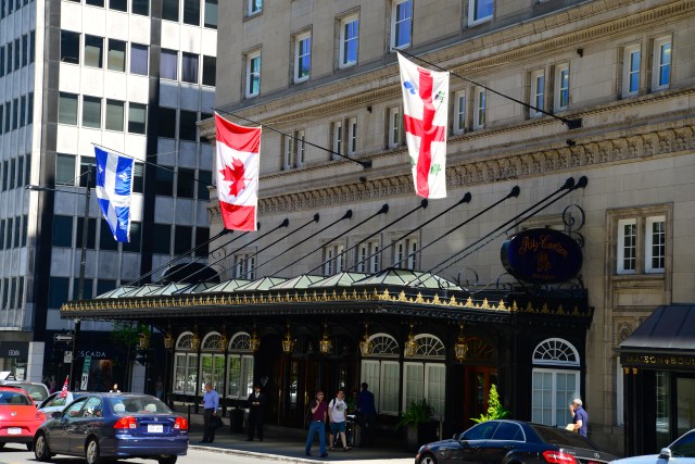 O Ritz Carlton de Montreal.